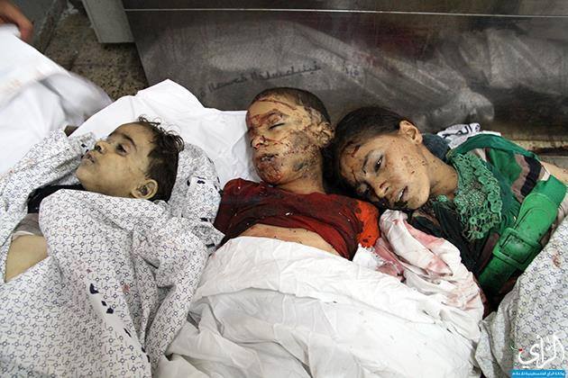 صور مجزرة حي الشجاعية غزة