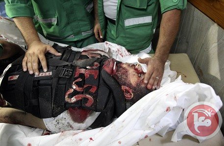 صور مجزرة حي الشجاعية غزة قتل صحفي